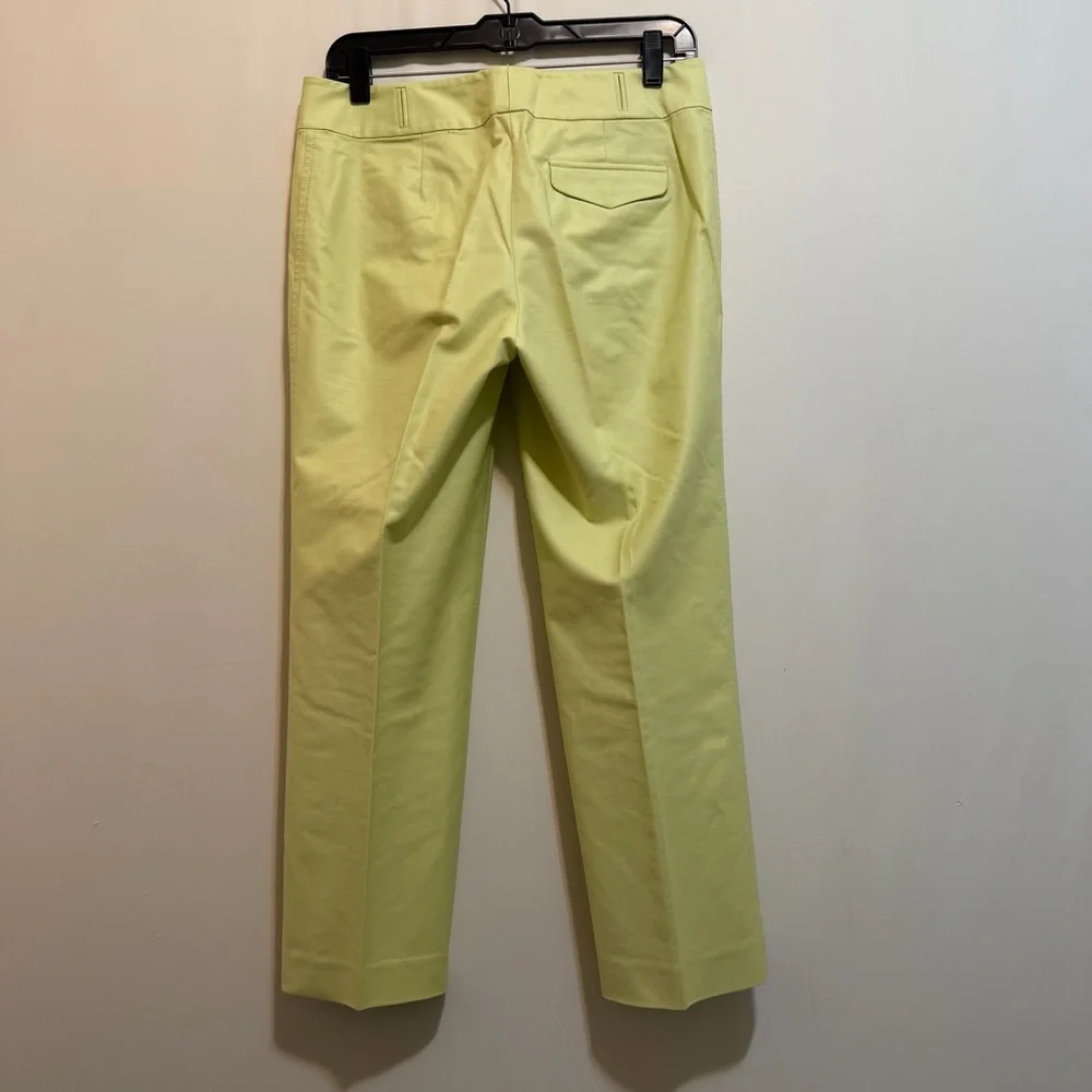 Ann Taylor Lime Straight Leg Pants - Picture 2 of 9